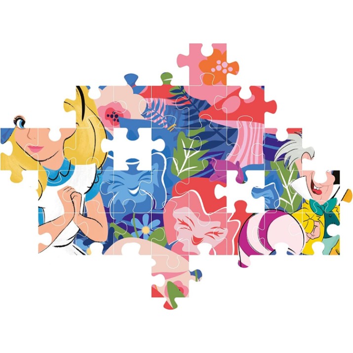 Puzzle Clementoni 104 Дисней Алиса в стране чудес (25748)