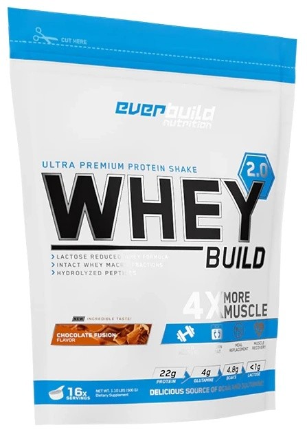 Протеин EverBuild Ultra Premium Whey Build 2270g Mocha Cappuccino