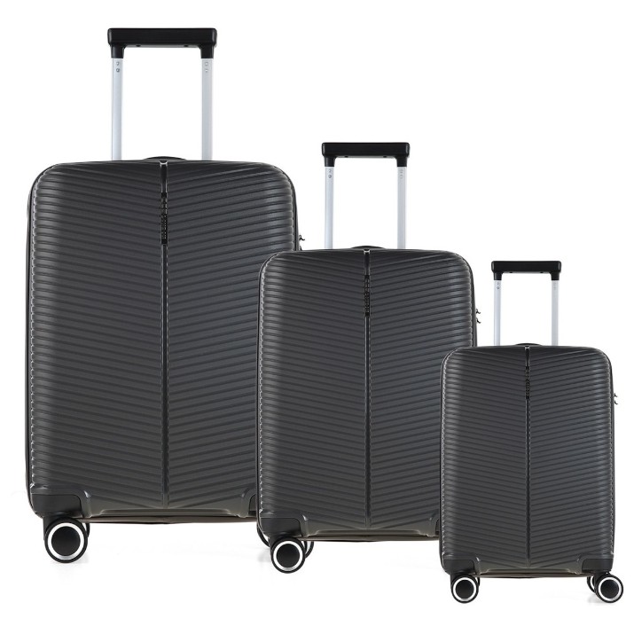 Комплект чемоданов CCS 5224 Set Anthracite