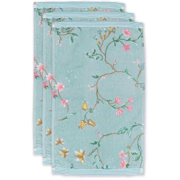 Полотенце Pip Studio Les Fleurs Blue 30x50