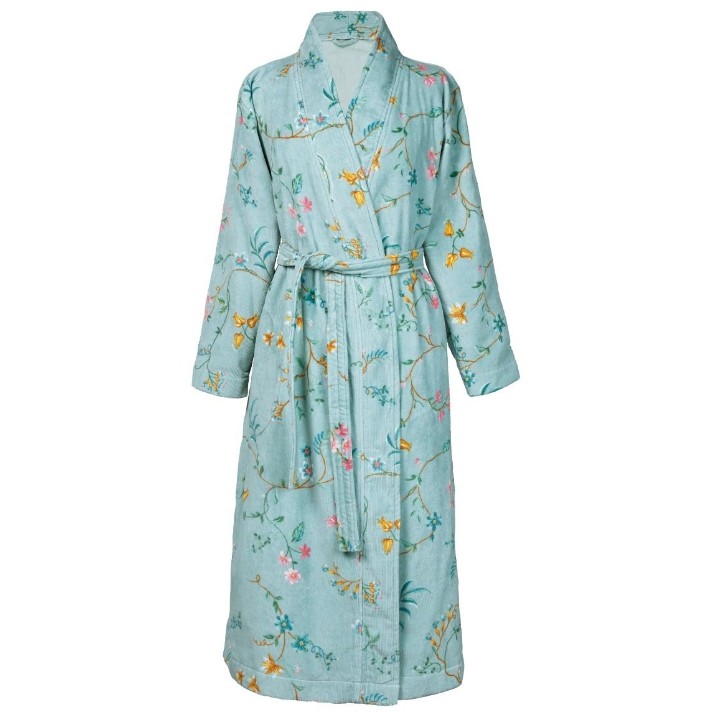 Halat de baie Pip Studio Les Fleurs Blue L