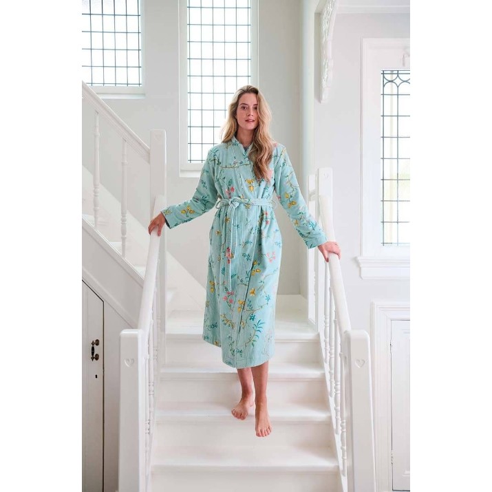 Halat de baie Pip Studio Les Fleurs Blue XL
