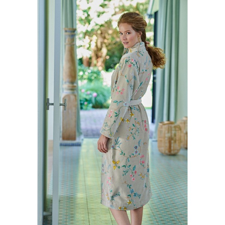 Банный халат Pip Studio Les Fleurs Khaki L