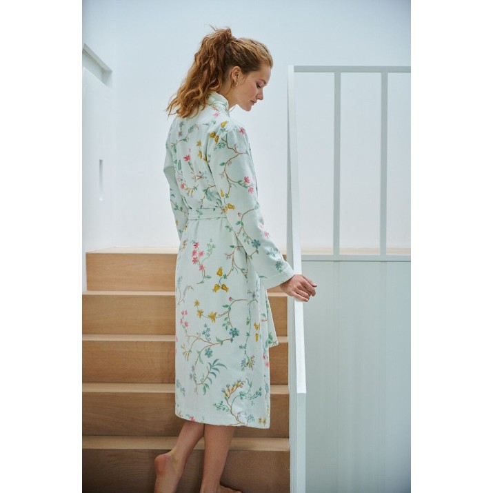 Halat de baie Pip Studio Les Fleurs White L