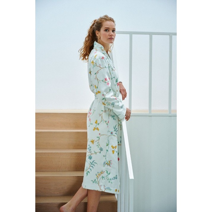 Halat de baie Pip Studio Les Fleurs White L