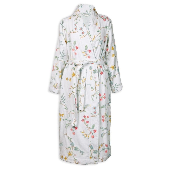 Halat de baie Pip Studio Les Fleurs White L
