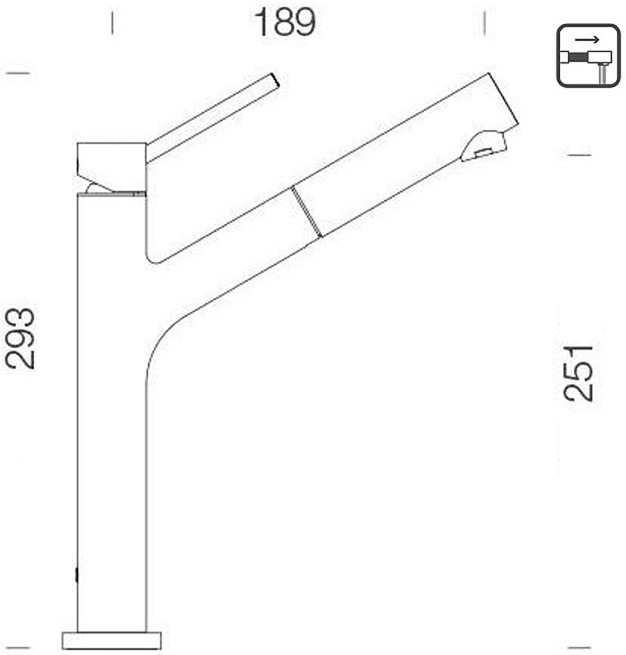 Baterie bucătărie Schock Dion 510120 CHR