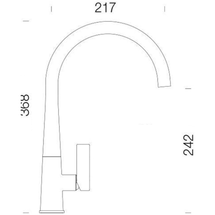 Смеситель для кухни Schock Gota 521000 CHR