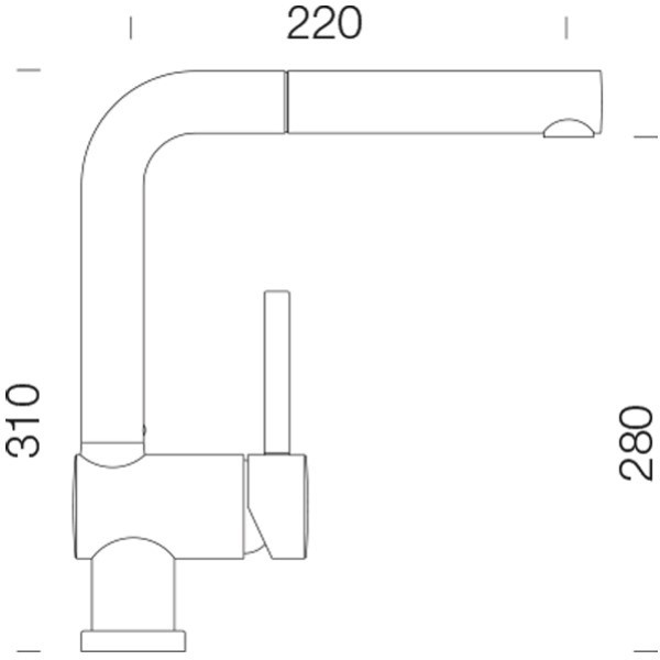 Смеситель для кухни Schock Piega 547121 CHR