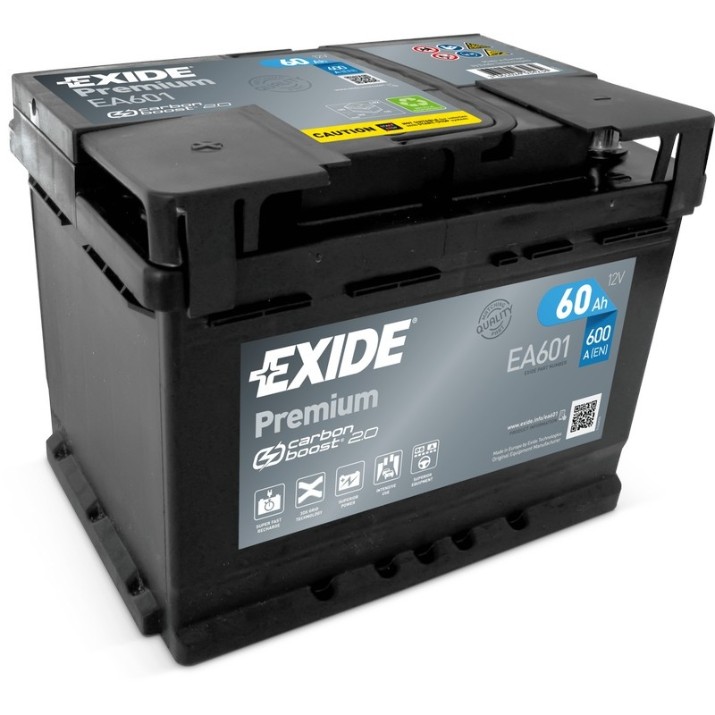 Acumulatoar auto Exide Premium EA601
