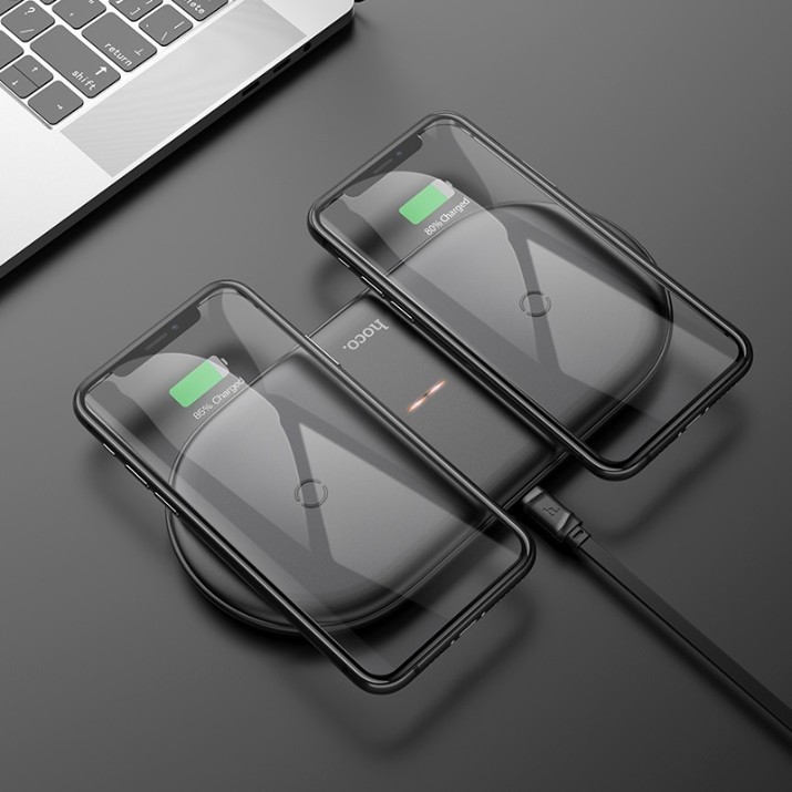 Зарядное устройство Hoco CW23 Dual Power Black
