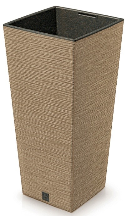 Цветочный горшок Prosperplast Furu Square ECO Wood DFSH300W-4665W