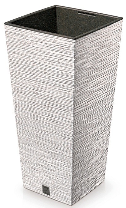 Цветочный горшок Prosperplast Furu Square ECO Wood DFSH300W-S449W