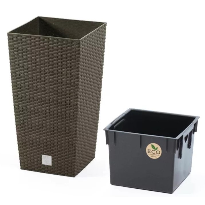 Ghiveci Prosperplast Rato Square ECO Wood DRTS240W-4625W