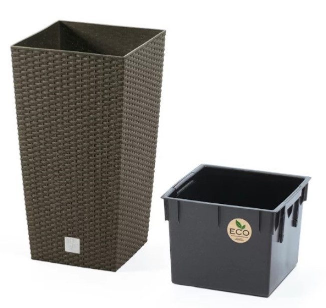 Ghiveci Prosperplast Rato Square ECO Wood DRTS300W-4625W