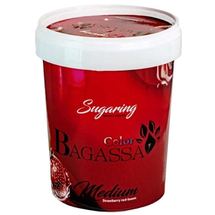 Pasta de zahar Bagassa Color Medium Strawberry Red-Boom 0.7kg