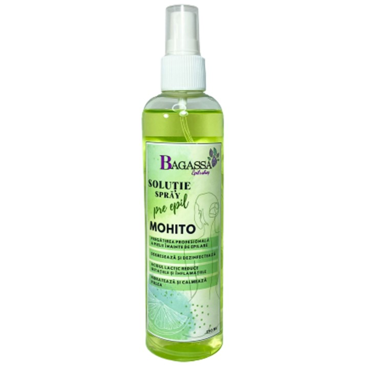 Спрей до эпиляции Bagassa Pre Epil Mohito 250ml