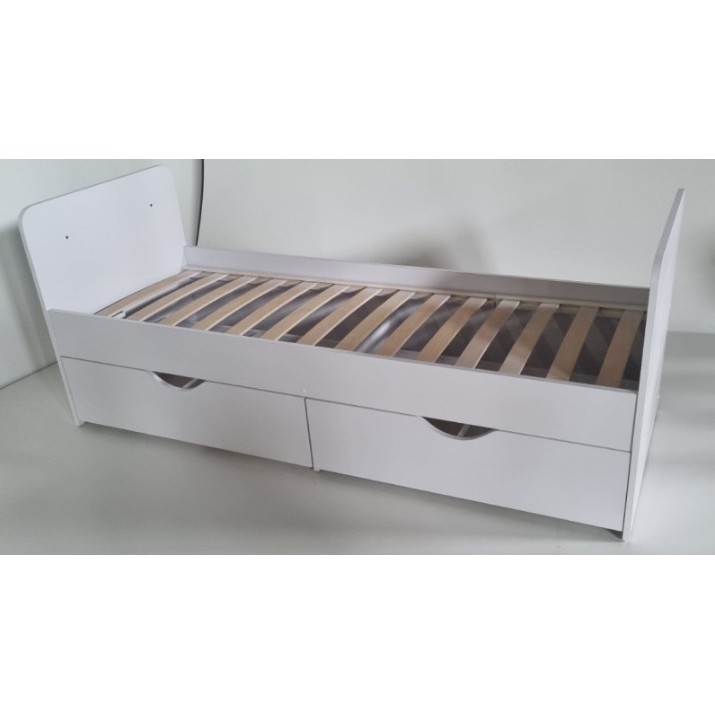 Pătuţ Eucalyptus Larry Premium Transformer White (DS-1001)