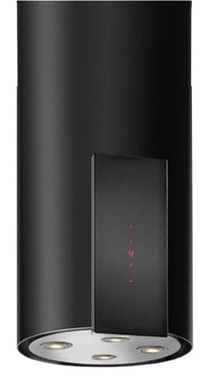 Вытяжка Tornado Tube Island 1200 (40) LED Black