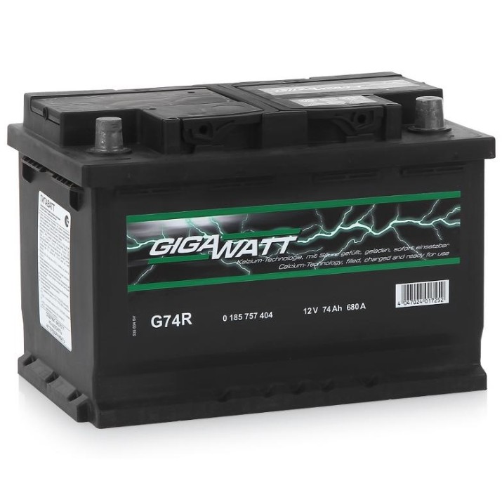 Автомобильный аккумулятор GigaWatt 74Ah (574 104 068)