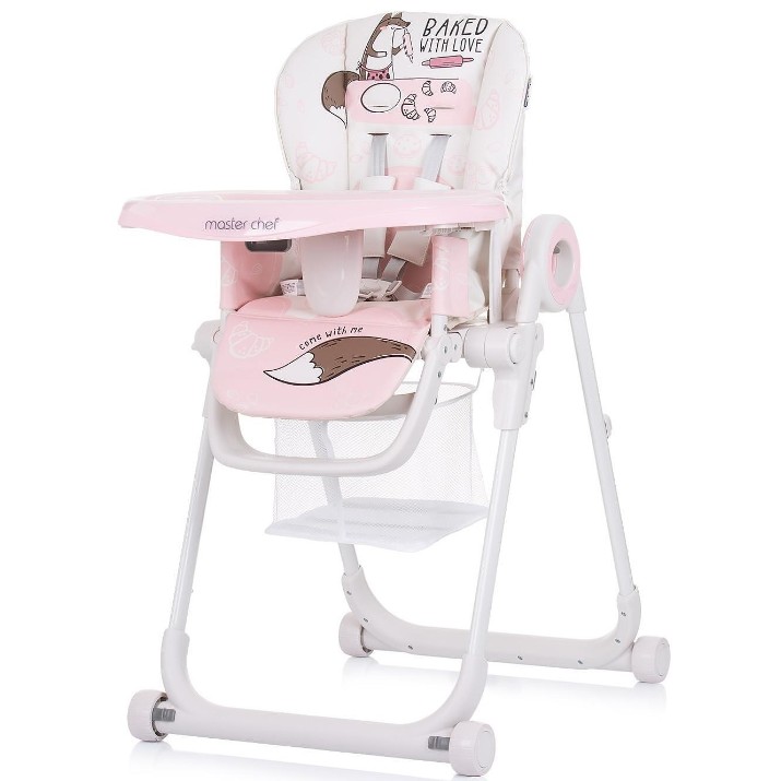 Scaun de masa Chipolino Master Chef Pink (STHMC02305RW)
