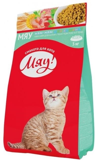 Hrană uscată pentru pisici Мяу Kittens 3kg