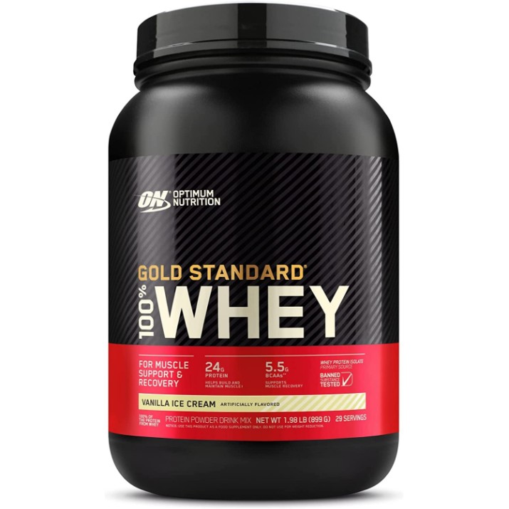 Протеин Optimum Nutrition Gold Standard 100% Whey Vanilla Ice Cream 907g