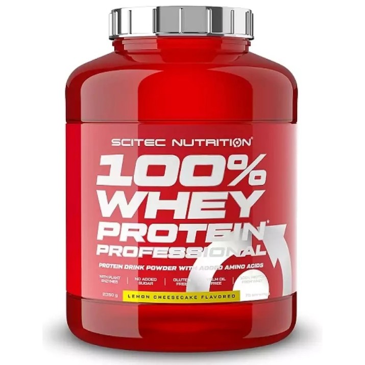 Протеин Scitec-nutrition 100% Whey Protein Professional 2350g Lemon Cheesecake