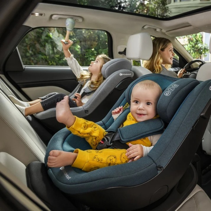 Scaun auto pentru copii Kinderkraft I- Guard i-Size 360 Burgundy (KCIGUA00RED0000)