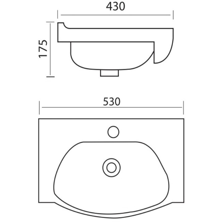 Lavoar Easil Roberto 50cm CAB4001-50