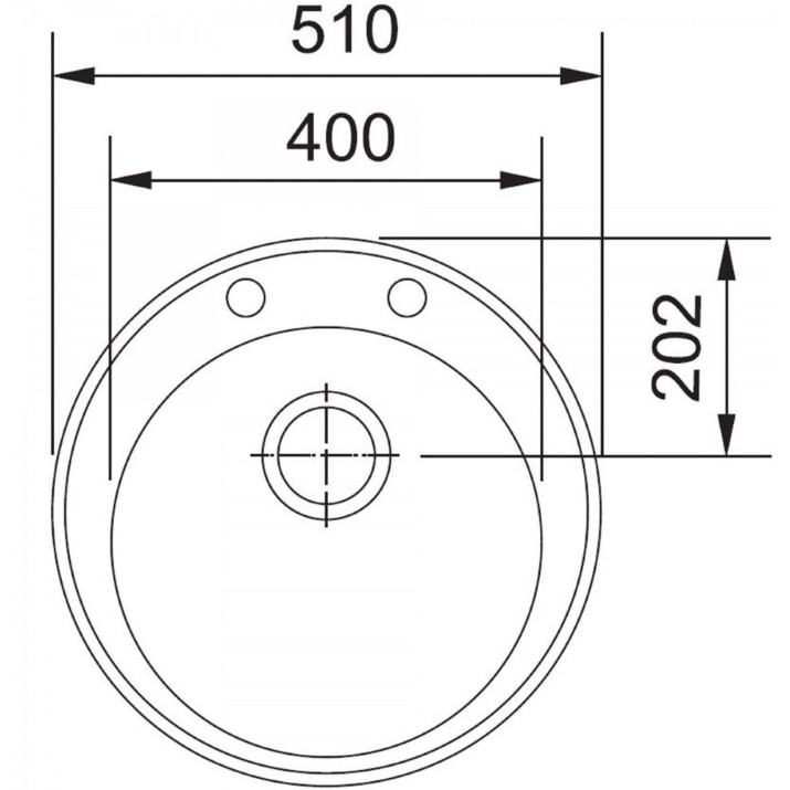 Кухонная мойка Franke Round ROG 610 Avena