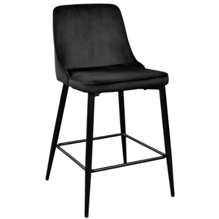Scaun de bar Deco Clasic Small Black/Black Legs