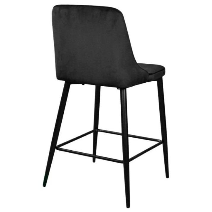 Scaun de bar Deco Clasic Small Black/Black Legs