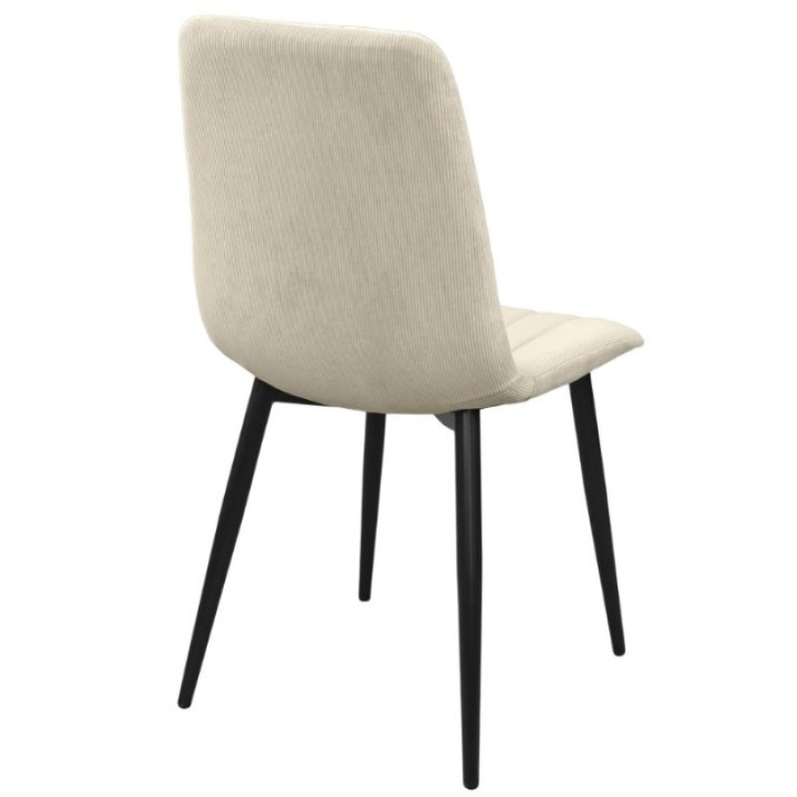 Стул Deco DC-90 BGF166-2 Beige Velvet/Black Legs