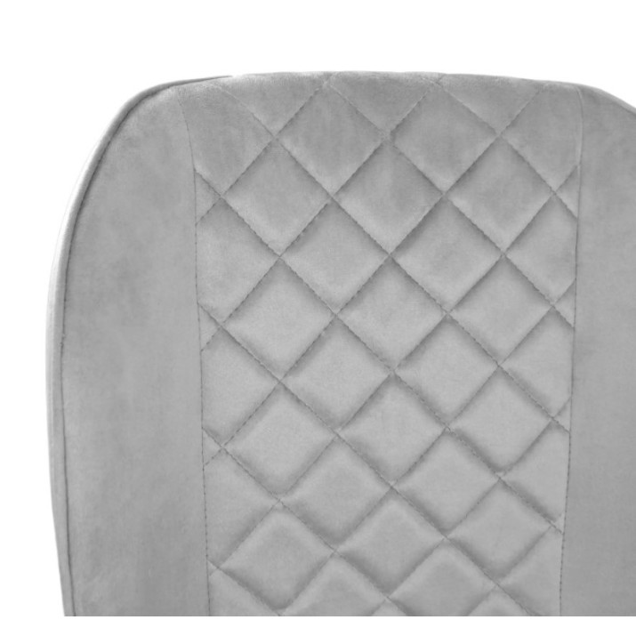 Стул Deco Tusk Catifea Grey HLR14/Black Legs