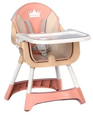 Marfă depreciată! Scaun de masa 4Play Crown Pink