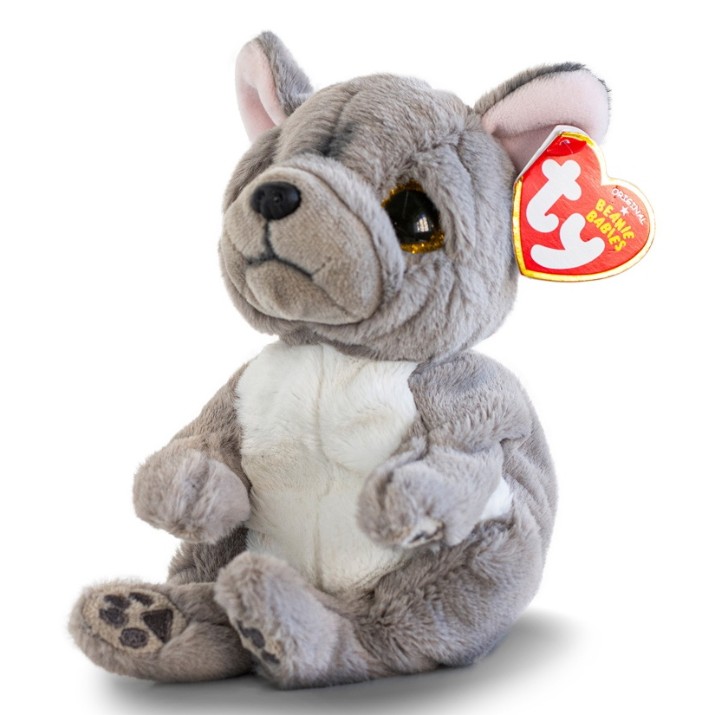 Jucărie de pluș Ty Wilfred Grey Dog (TY40596)