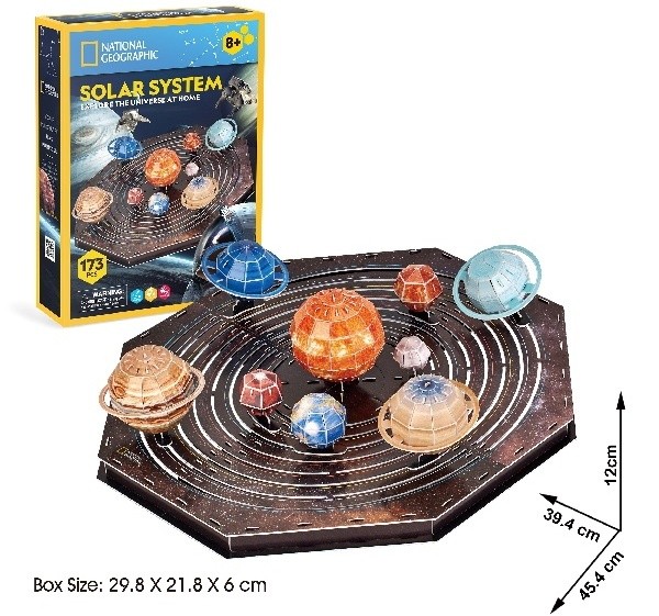 3D пазл CubicFun Solar System (DS1087h)