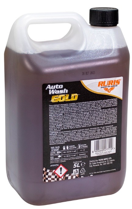 Sampon auto Ruris Auto Wash Gold 5L