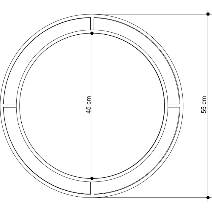 Oglindă Showdeko Bubble (M.DK.T.23210.3)
