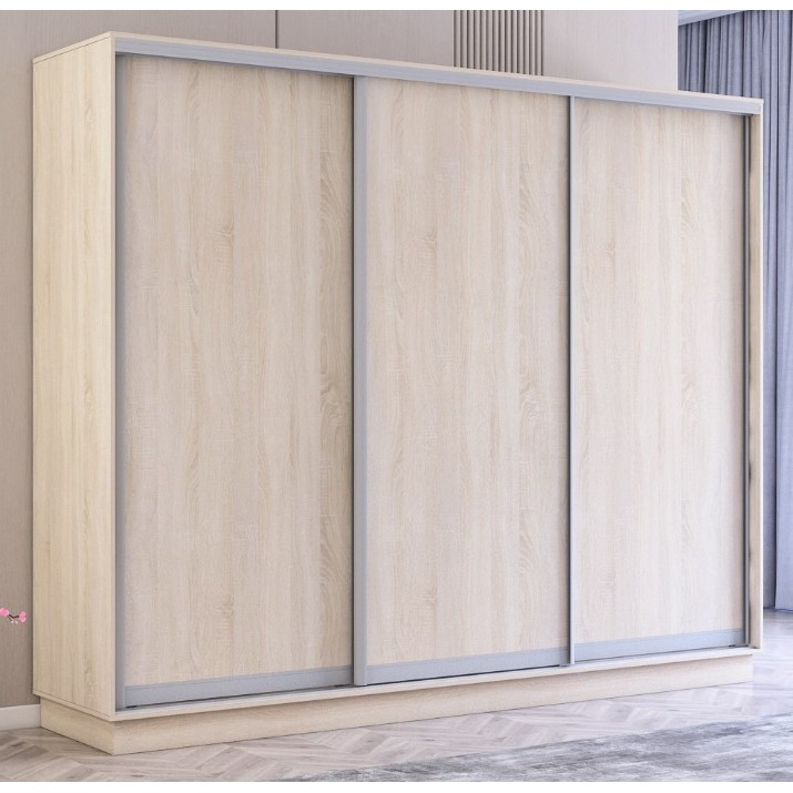 Dulap cu uşi glisante Mobildor-Lux Fox 270x220 Oak Sonoma (fox6484)