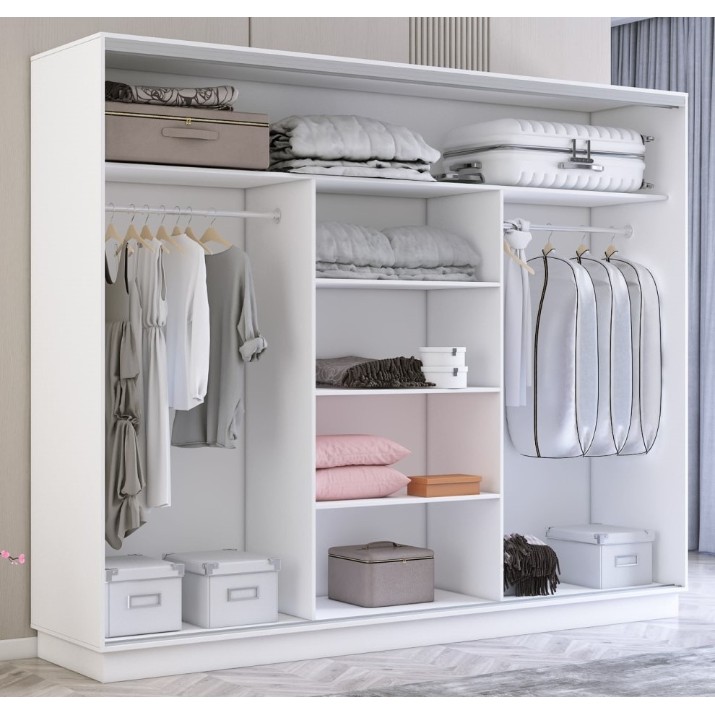Шкаф-купе Mobildor-Lux Fox 270x220 White (fox6479)