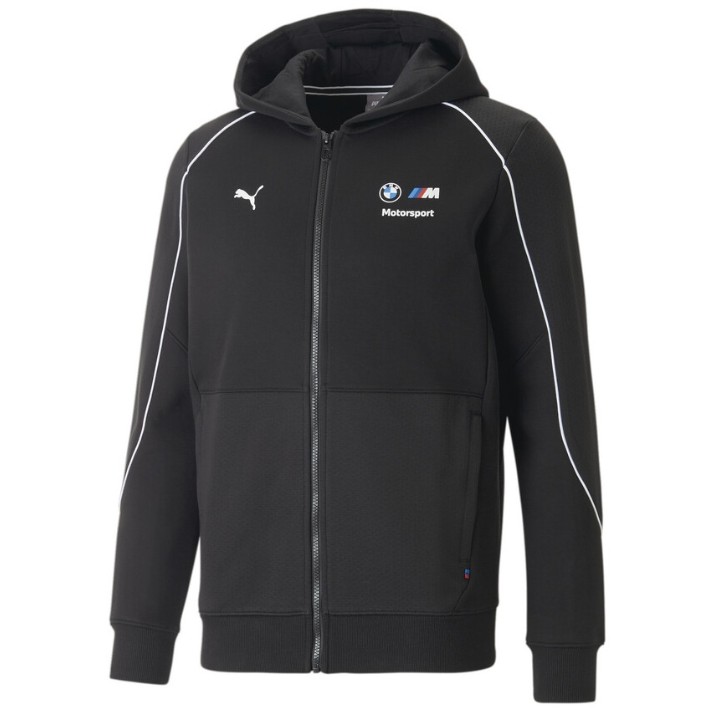Мужская толстовка Puma Bmw Mms Hdd Sweat Jkt Puma Black XL