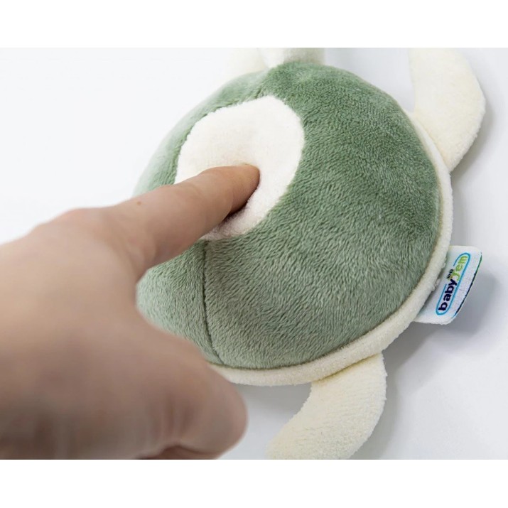 Jucărie cu sunătoare BabyJem Turtle Mint (819)