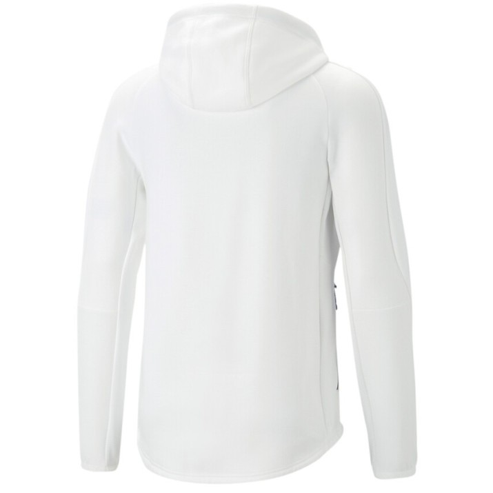 Hanorac pentru bărbați Puma Evostripe Full-Zip Hoodie Dk Puma White XL