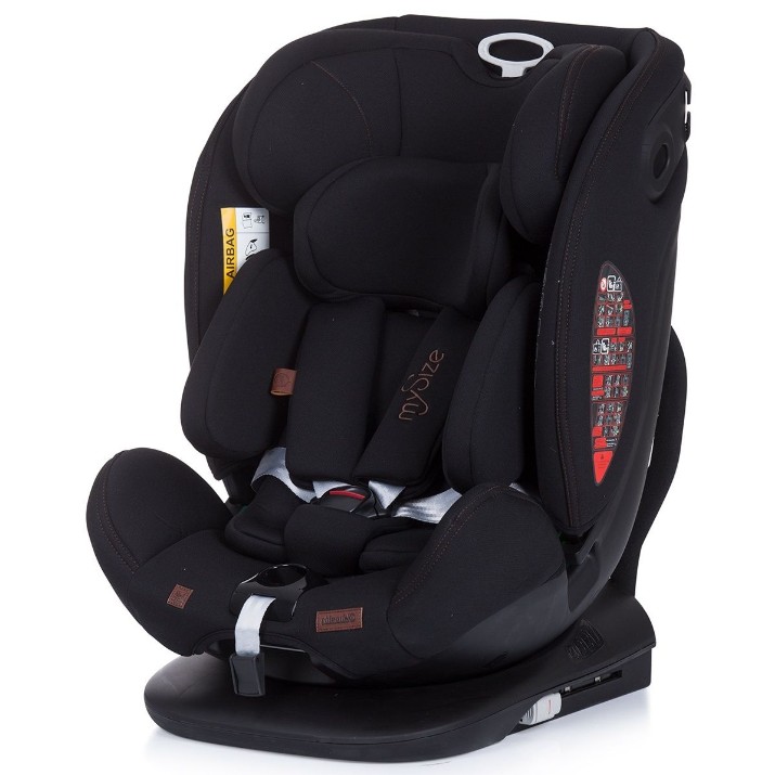 Детское автокресло Chipolino My Size Isofix I-size 360 STKMS02201RA Black