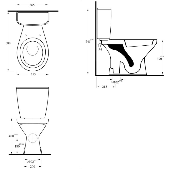 Vas WC Ege Vitrifiye ERA E14103