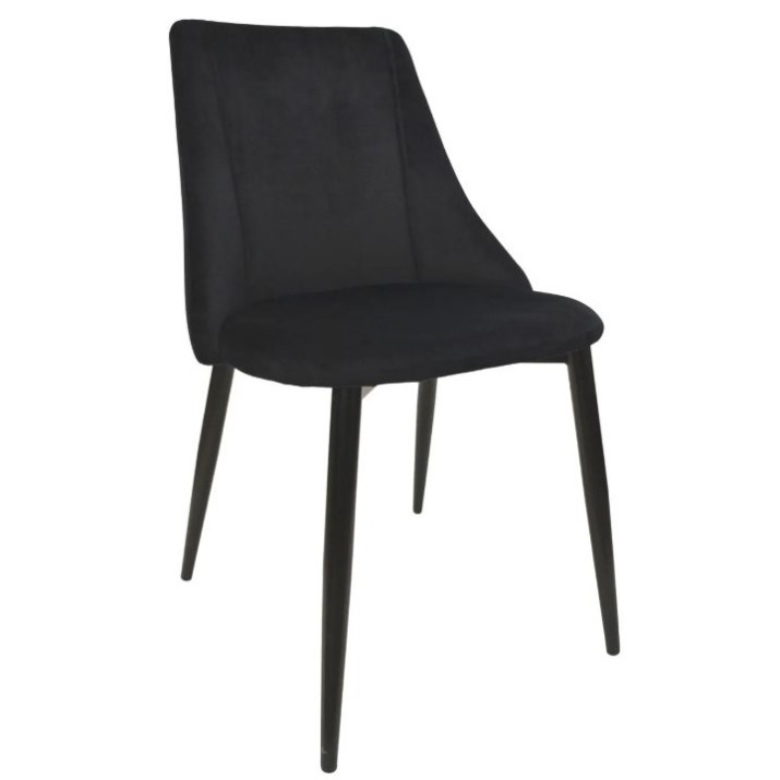 Scaun Deco Ari Black+Black Legs HLR66