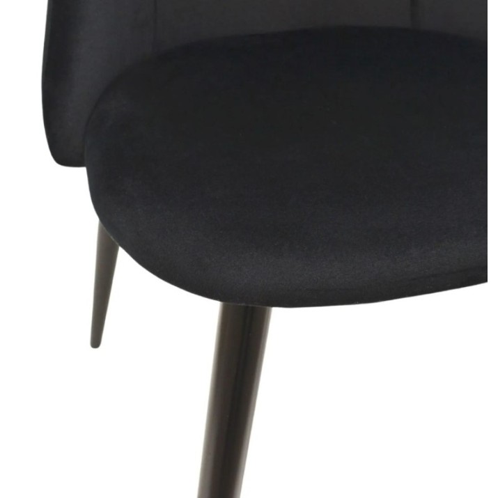 Scaun Deco Ari Black+Black Legs HLR66