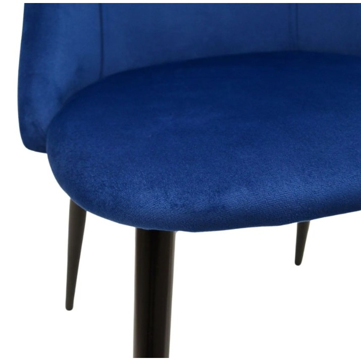 Стул Deco Ari Dark Blue+Black Legs HLR64